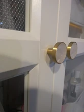 KAK-Ganchos de latón estilo pastoral de pared para colgar ropa, conchas de estilo nórdico para gabinete, perillas de baño, cocina y pasillo, muebles, color dorado