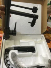 Crane-Tap Kitchen-Sink-Faucet Deck-Mounted Spring-Pull-Down Rose Cold-Water-Mixer Rozin