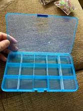 Cajas de almacenamiento de plástico con ranuras ajustables, caja organizadora transparente para herramientas, accesorios de joyería, 6/815 Uds.