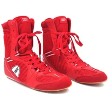 Обувь для бокса Green Hill Ps005 высокая, красная размер 38