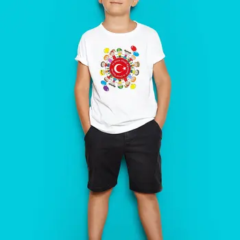 

Personalized 23 April Design White Boy T-Shirt-E7