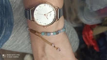 Conjunto de 2 uds. De relojes de lujo para mujer, de oro rosa, de pulsera, magnéticos, femenino