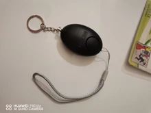 Alarma de autodefensa con forma de huevo para niña y mujer, protección de seguridad, alerta Personal de seguridad, llavero fuerte, alarma de emergencia, barata, 120dB