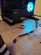 Interruptor de botón de Reinicio de Metal para PC, reinicio LED, 12mm, 16mm, 19mm, 22mm, con Cable de placa base de 60cm, interruptor de alimentación para PC