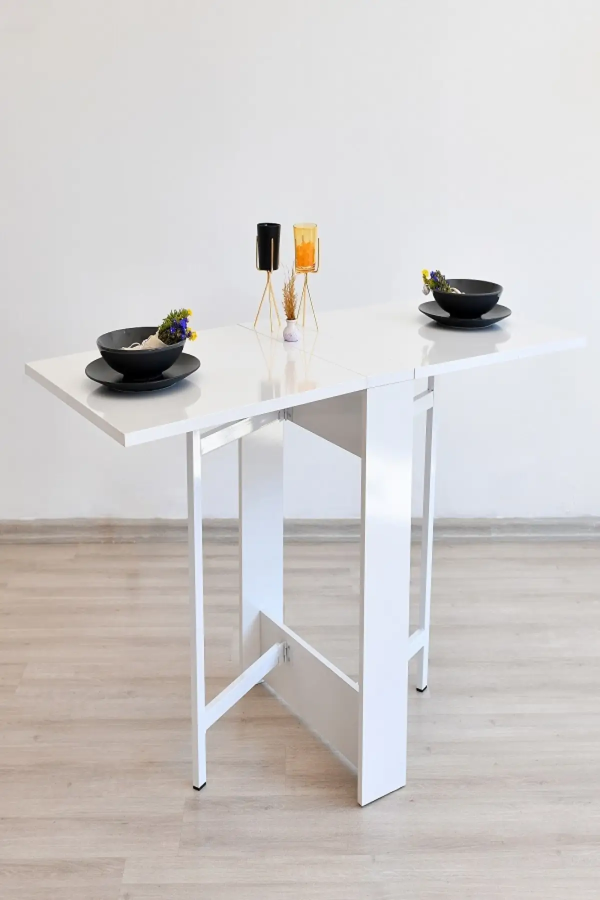 

Prado Portable Butterfly Folding Wooden Table White