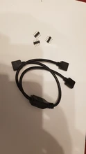 Conector de cinta LED RGB de 4 pines, 1 a 1, 2, 3, 4 y 5 enchufes, Cable bifurcador de corriente, aguja de 4 pines, conector hembra, Cable para tira de luz Led RGB
