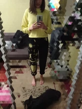 2021, Digital Luna estrella impreso Pantalones rectos pantalones a la moda Jeans moda impreso damas alta cintura niñas Denim Chic Pantalones