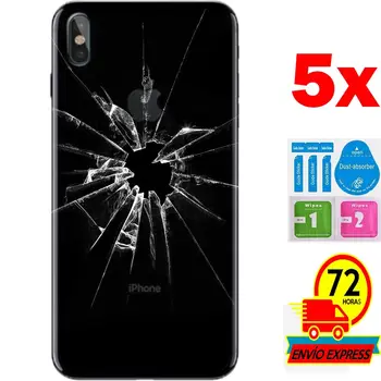 5x プロテクター強化ガラスバック apple の iphone 5 XS (Generico 、ないフル参照情報) キット