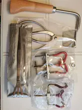 Tijera para podar raíces, Grado Profesional, 190mm, 4Cr13MoV, herramientas de bonsái de acero de aleación de TianBonsai