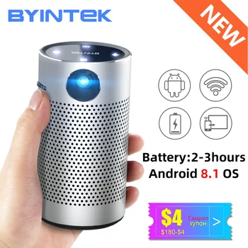 

BYINTEK P7 Pocket Portable Pico Smart Android WIFI 1080p Video HD lAsEr LED DLP Mini Projector Proyector Projetor Projektor