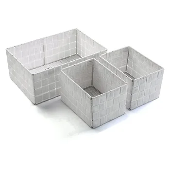

Basket set Textile (3 Pieces) (21 x 12,5 x 31 cm)