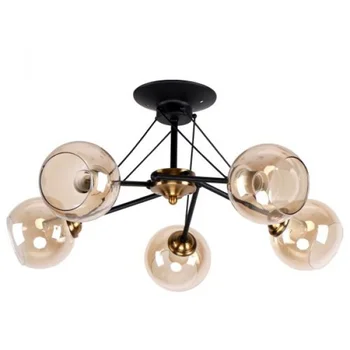 

Chandelier ceiling 5*60 W E27 md.2840-5-S BK + CP