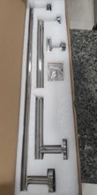 Robe Hook Hardware-Set Paper-Holder Towel-Ring Toilet Shining-Mirror Bathroom Stainless-Steel