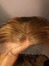 Pelucas de cabello humano rubio miel marrón brasileño para mujeres, pelo liso de hueso 13x4, encaje frontal resaltado, cierre
