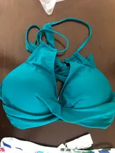 Swimsuits Bikini-Sets Teal Floral Two-Pieces SEASELFIE High-Waist Women Sexy Beach Lace-Up