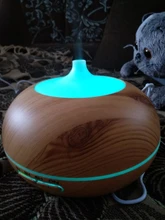 Essential-Oil-Diffuser Waterless Cool-Mist-Humidifier Aroma DEVISIB Led-Light 300ml 