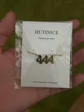 111, 222, 333, 444, 555, 777, 888, 999, 666 diablo collar de acero inoxidable Ángel número adornos colgantes para collares joyería minimalista