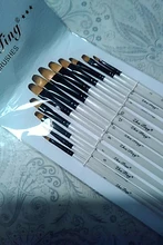 Pinceles para pintar con acuarela, accesorio de pelo, nailon, para manualidades, aprendizaje pintura al oleo, acrílica, suministros, juego de 12 unidades