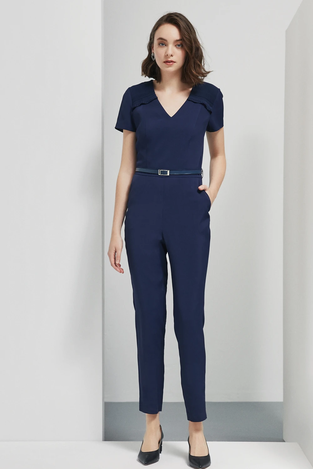 Short sleeve jumpsuit formal Clearance