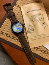 Hecho a mano Color a 4 accesorios de reloj Vintage Caballo Loco genuino de cuero 20mm 22mm 24mm 26mm correa de reloj y banda de reloj