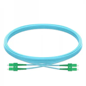 

5PCS OM3 SC/APC-SC/APC Multi-Mode Fiber Cable Multimode Duplex Fiber Optical Jumper Patch Cord 3M 5M 10M 15M 20M