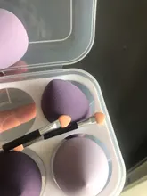 esponja maquillaje, XISHOW-esponja para maquillaje, licuadora de belleza, base de maquillaje en polvo, colorete, accesorios de maquillaje, herramienta, huevo de belleza, 1/4 Uds.