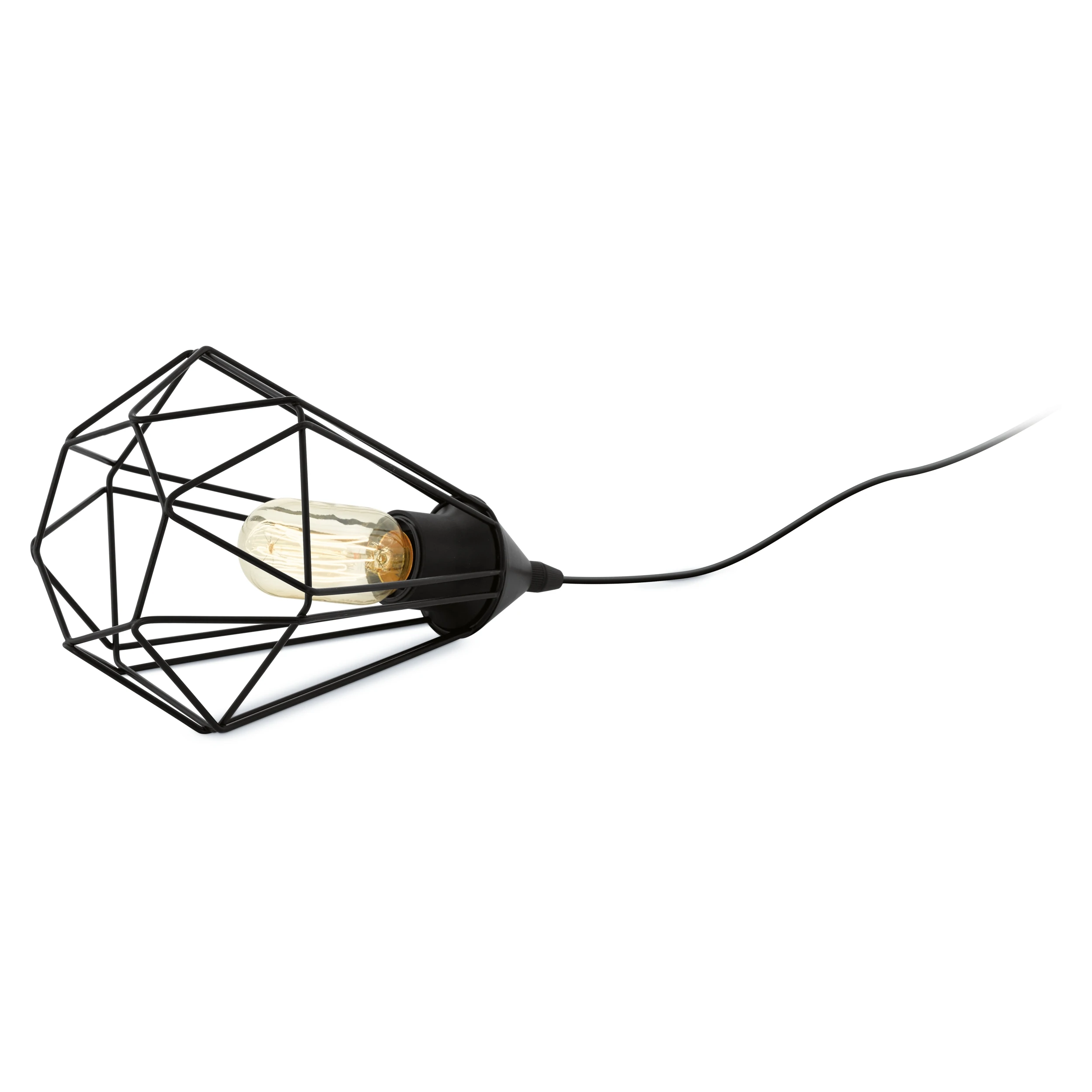 Interior reading lamp switch on the wire black E27 Eglo Tarbes 94192 | Освещение