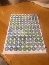 4 hojas de números letra de alfabeto etiqueta lindo amor corazón pegatinas DIY planificador cuaderno diario decoración artículos de papelería