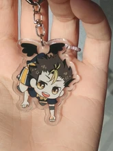Llavero con anilla de voleibol para niño, Haikyuu, Anime Llavero bonito llavero de dibujos animados sleutelhanger 2020 nuevo llaveros Accesorios