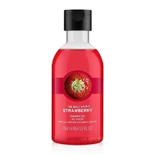 The Body Shop гель для душа с клубникой для мытья тела 250 мл увлажняющий питательный сухой кожи нормальная кожа свежий запах мыло Ванна
