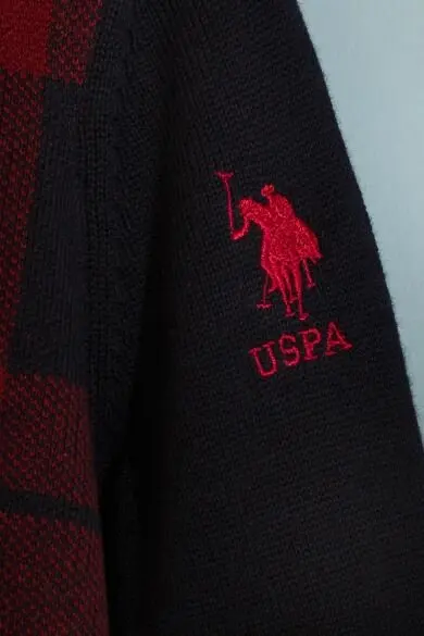 U.S. POLO ASSN. Темно-синий тонкий свитер