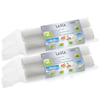 

4 rolls of vacuum packing and preservation and cooked sous vide of 28 cms x 300 cm. Of the lay brand