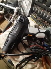 DEKO 220 V pistola de calor 2000 W temperatura Variable avanzado eléctrica pistola de aire caliente con cuatro boquilla ACCESORIOS Herramienta