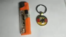 Llavero con diseño de emblema de la bandera nacional de Alemania para hombre y mujer, colgante de Metal, cabujón de cristal, regalos de joyería y anillos