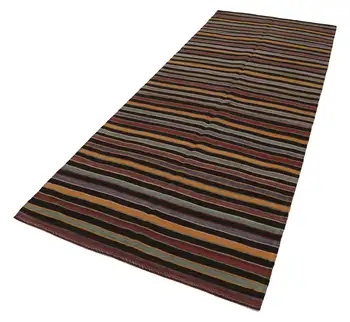

131x345 Cm Multicolor Handmade Oriental Rug Rug-4x11 Ft