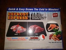 DEKO-bandeja de descongelación mágica para comida, descongelación rápida, plato de descongelación de mariscos para carne, zona de solución de carne, nuevos dispositivos de cocina