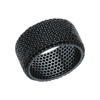 

Silver ring with nanocrystal sunlight sample 925 test