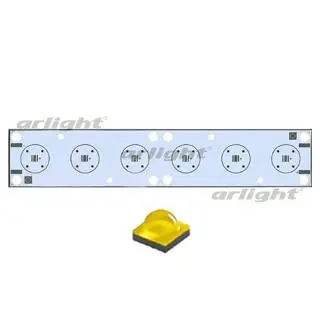 027691 Плата 160x30-3XP CREE(6x LED, 724-141) ARLIGHT