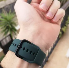 20mm, 22mm, banda de silicona para Samsung Galaxy ver 3 42mm 46mm activo 2 de S2 S3 suave correa de pulsera para Huami Amazfit Bip/GTS 2