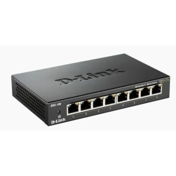 Переключатель D-Link DGS-108 8 p 10/100/1000 Мбит/с