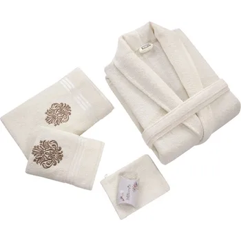 

Nurpak Bedesten Tek Personality Robe Set 5 Piece Cream