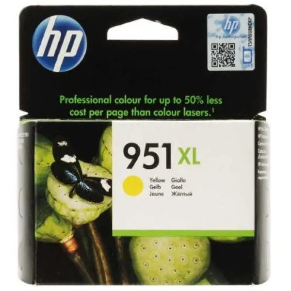 Чернильный картридж Hewlett Packard CN048A желтый