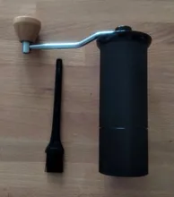 XEOLEO-molinillo de Café Manual de aluminio, 50MM, amoladora de rebaba de acero inoxidable, máquina café cónica