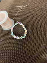 Rollo de cuerda de cristal elástica multicolor, cordón de 393 pulgadas para fabricación de joyas, pulsera hecha a mano, collar