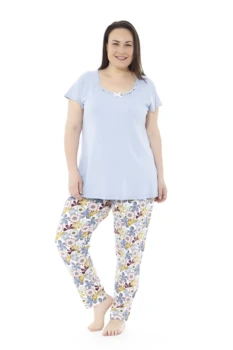 

Mabel intimate-pajamas short-sleeved LADYB Plus Size from 50 to 70-summer