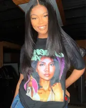 Rosabeauty-Peluca de cabello humano Remy para mujeres negras, 4x4 postizo Frontal de encaje, 28 y 30 pulgadas, pelo liso brasileño predespuntado