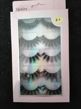 Pestañas postizas 3D de visón de imitación, novedad, 15-25mm, pares 2021, pestañas largas hechas a mano, gruesas, maquillaje, herramientas de extensión de belleza, 5/10