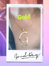 26-Letter Necklaces Chains Jewelry Choker Alphabet Initial Pendant Stainless-Steel Gold/silver-Color