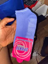 1 par de medias de Yoga para Mujeres de secado rápido antideslizante de silicona gimnasio calcetines de Ballet de Pilates Fitness deporte de algodón suave transpirable elasticidad