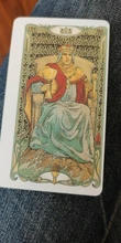 Cartas de Tarot Golden Art Nouveau, guía mística, división de entretenimiento, soportes de juego de mesa, venta al por mayor, 78 hojas/caja